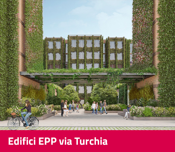 Progetto di riqualificazione verde degli edifici EPP via Turchia