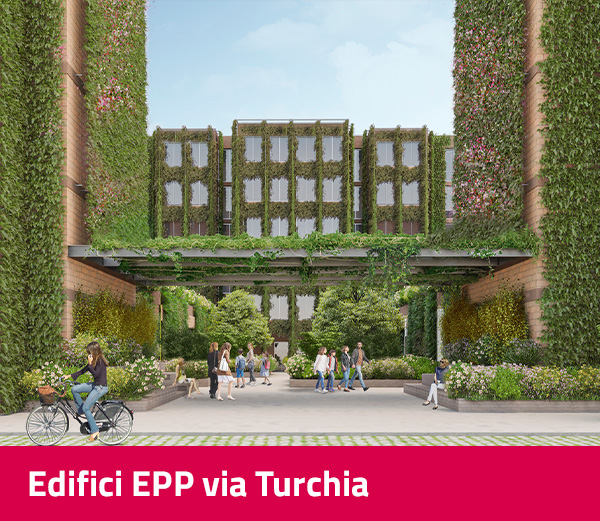 Progetto di riqualificazione verde degli edifici EPP via Turchia